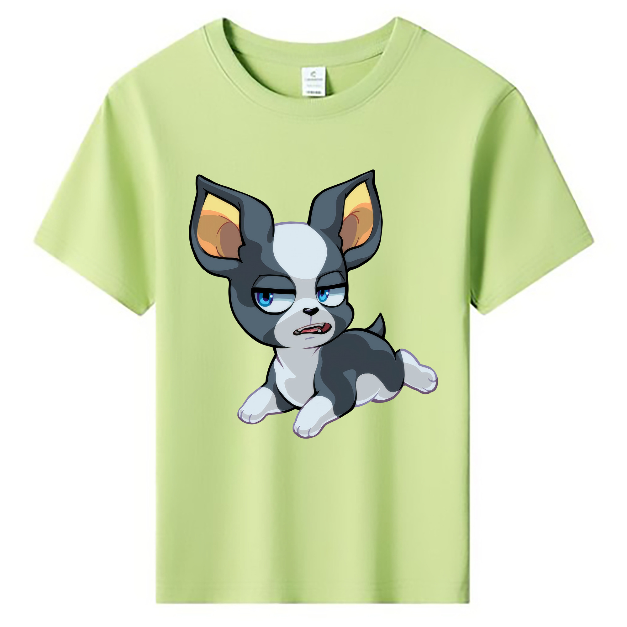 （画像用） ジョジョの奇妙な冒険 イギー JoJo's Bizarre Adventure Iggy 綿100％キッズTシャツ（フロントプリント）
